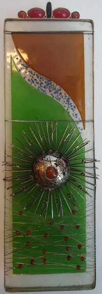 Shakil Ismail, 10 x 25 Inch, Casted Glass Metal Work, Sculpture, AC-SKL-257